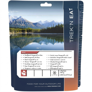 Trek'n Eat Beef Stroganoff with Rice • Outdoor maaltijd