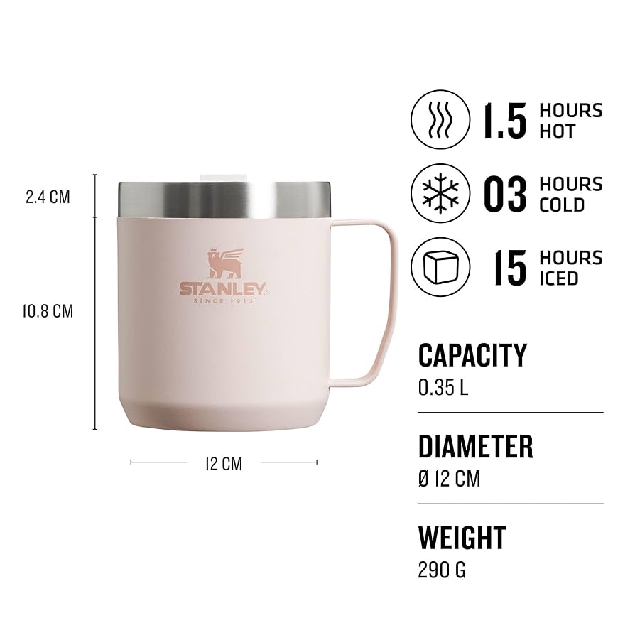 Stanley Classic Vac Camp Mug 12 oz • RVS geïsoleerde kampeermok 2.0 - Outdoor Food