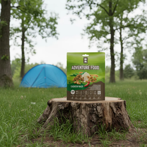 Adventure Food Cashew Nasi gevriesdroogde vegetarische rijstmaaltijd voor hike en kamperen