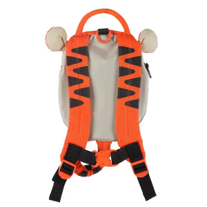 Animal Toddler Backpack kinderrugzak in de vorm van een oranje tijger met zwarte strepen en comfortabele schouderbanden 3