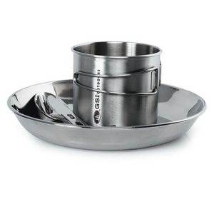 GSI glacier 1 persoons roestvrijstalen steelpannenset | 5-delige set