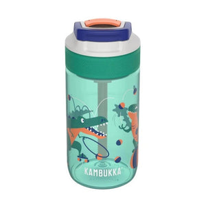 Kambukka Lagoon drinkfles van 400ml met handige tuitdeksel, rietje en draaglus voor kinderen en onderweg