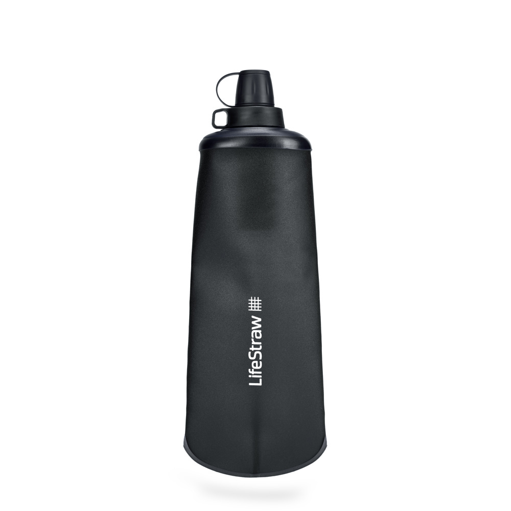 LifeStraw Peak Collapsible Bottle 1L | Dark Gray