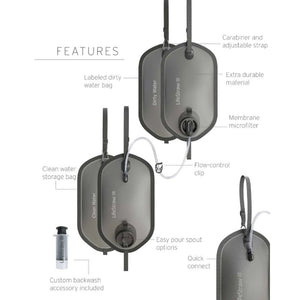 Lifestraw Peak Series 8+8L Gravity Waterzak