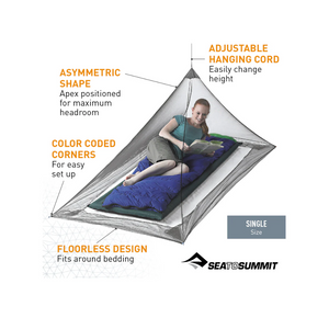 Mosquito Pyramid Net - Single