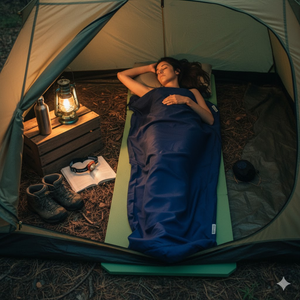 Cocoon Mummy Liner, 100% Cotton - Outdoor Food