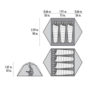 MSR - MSR Hubba Hubba HD 3P