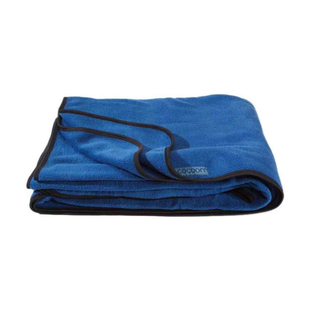 Cocoon Fleece Blanket – Compact en Lichtgewicht Fleece Deken - Blue Pacific