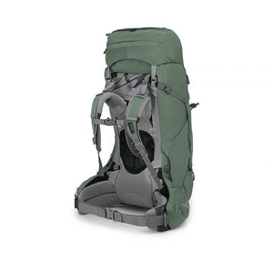 Osprey Ariel 65 trekkingrugzak voor dames in de kleur Koseret Green, maat XS/S, met heupband en verstelbaar rugsysteem