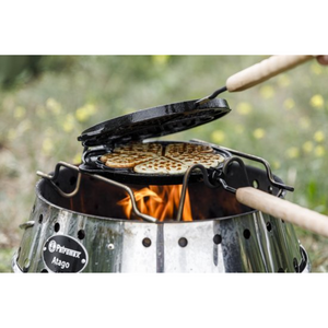 Petromax Wafelijzer met Draaiframe