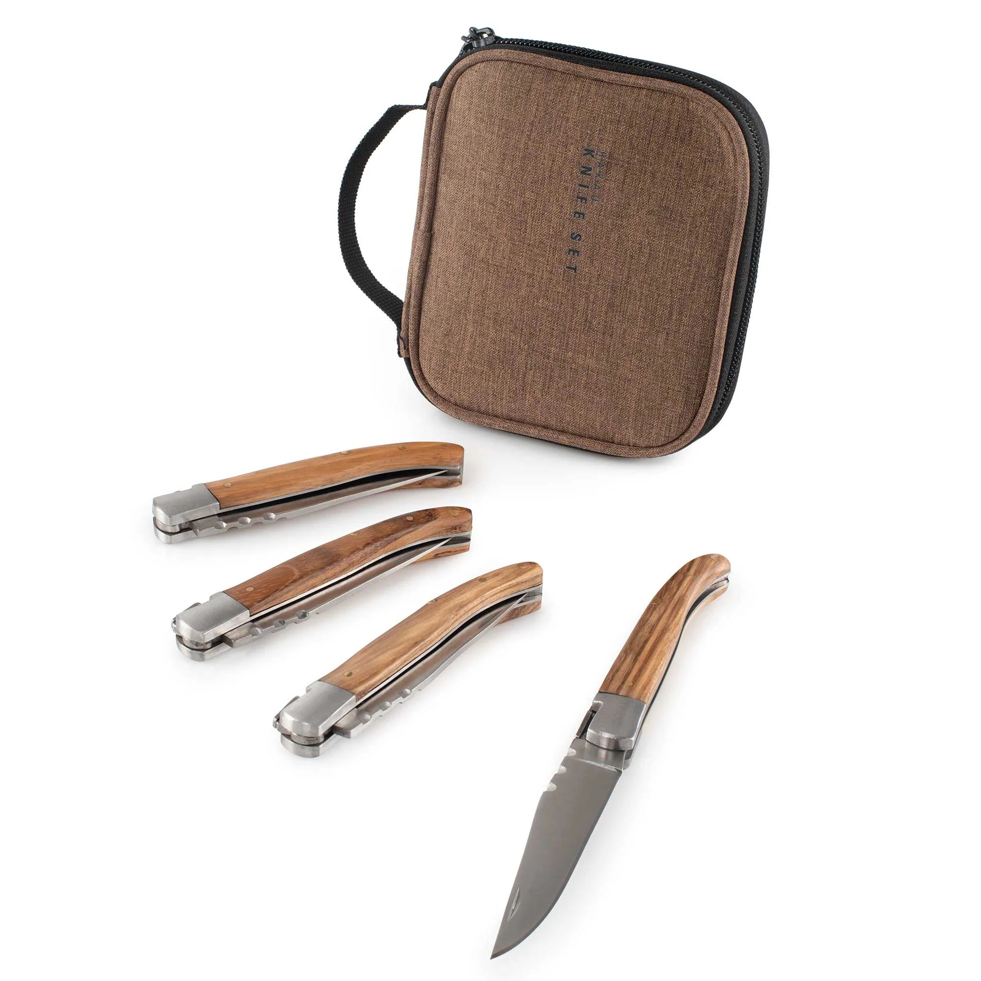 RAKAU Folding Steak Knives Set