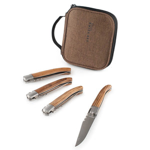 RAKAU Folding Steak Knives Set