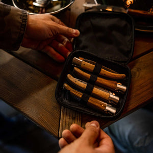 RAKAU Folding Steak Knives Set