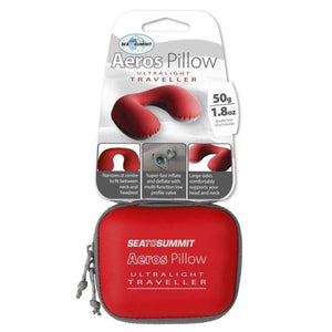 Sea to Summit Aeros Pillow Ultra Light | Kampeerkussen | Rood