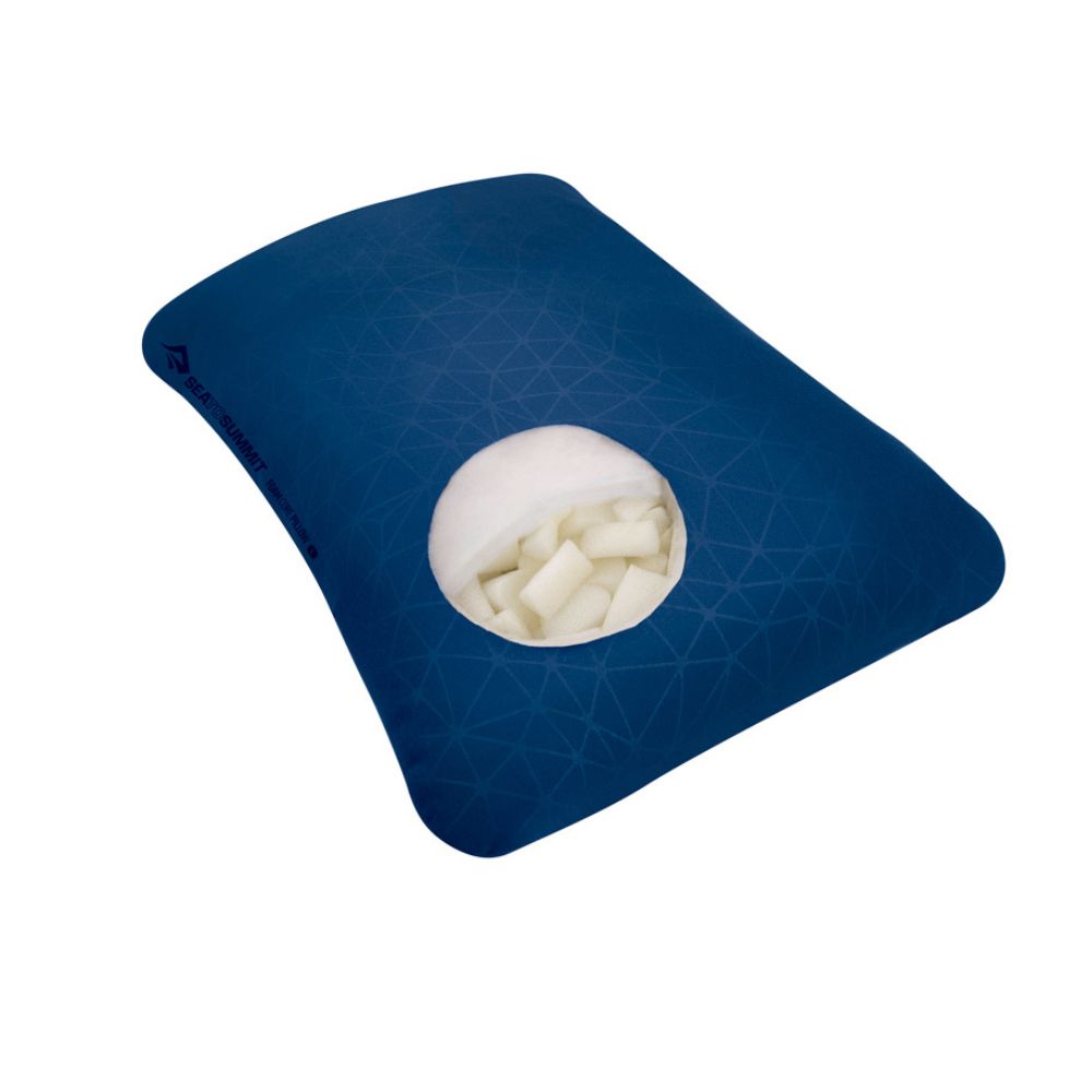 Sea to Summit FoamCore - Hoofdkussen - Deluxe Navy Blue inside foam