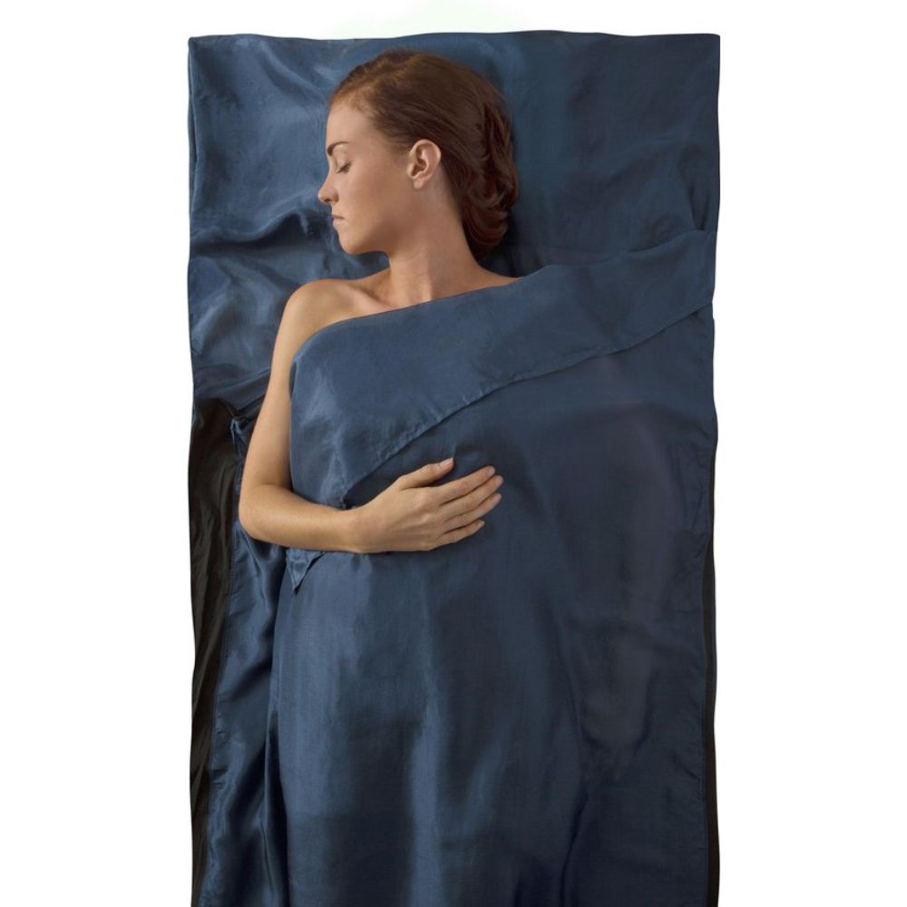 Sea to Summit | Silk Stretch Liner Traveller | Lakenzak | Blauw