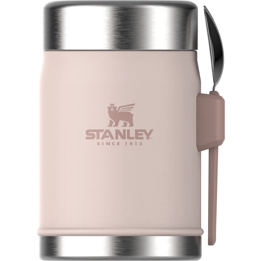 Stanley Legendary Spork Foodjar Rose Quartz 0,4L roze roestvrijstalen voedselthermosfles met geĂŻntegreerde spork