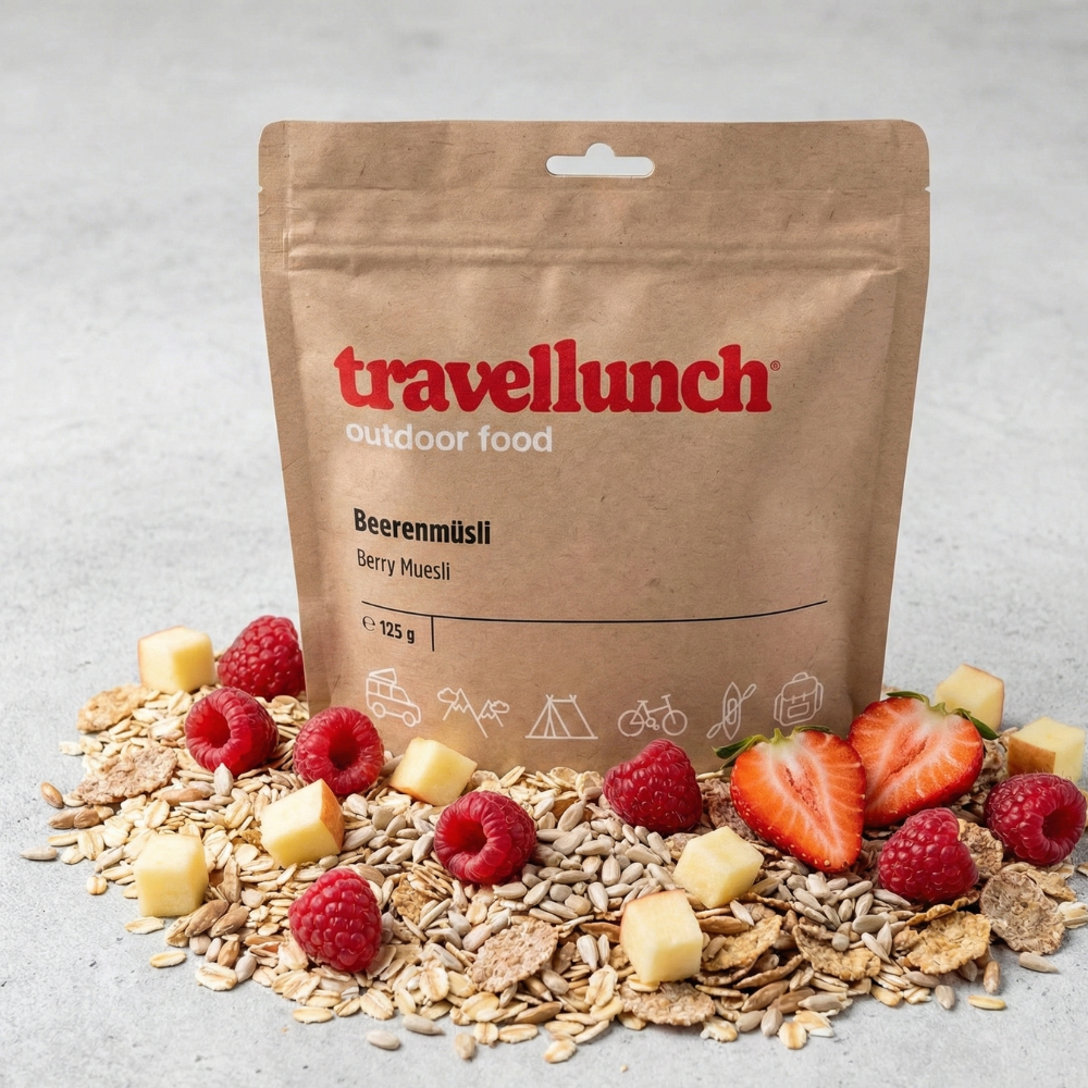Travellunch Bessenmuesli Snel en energierijk ontbijt