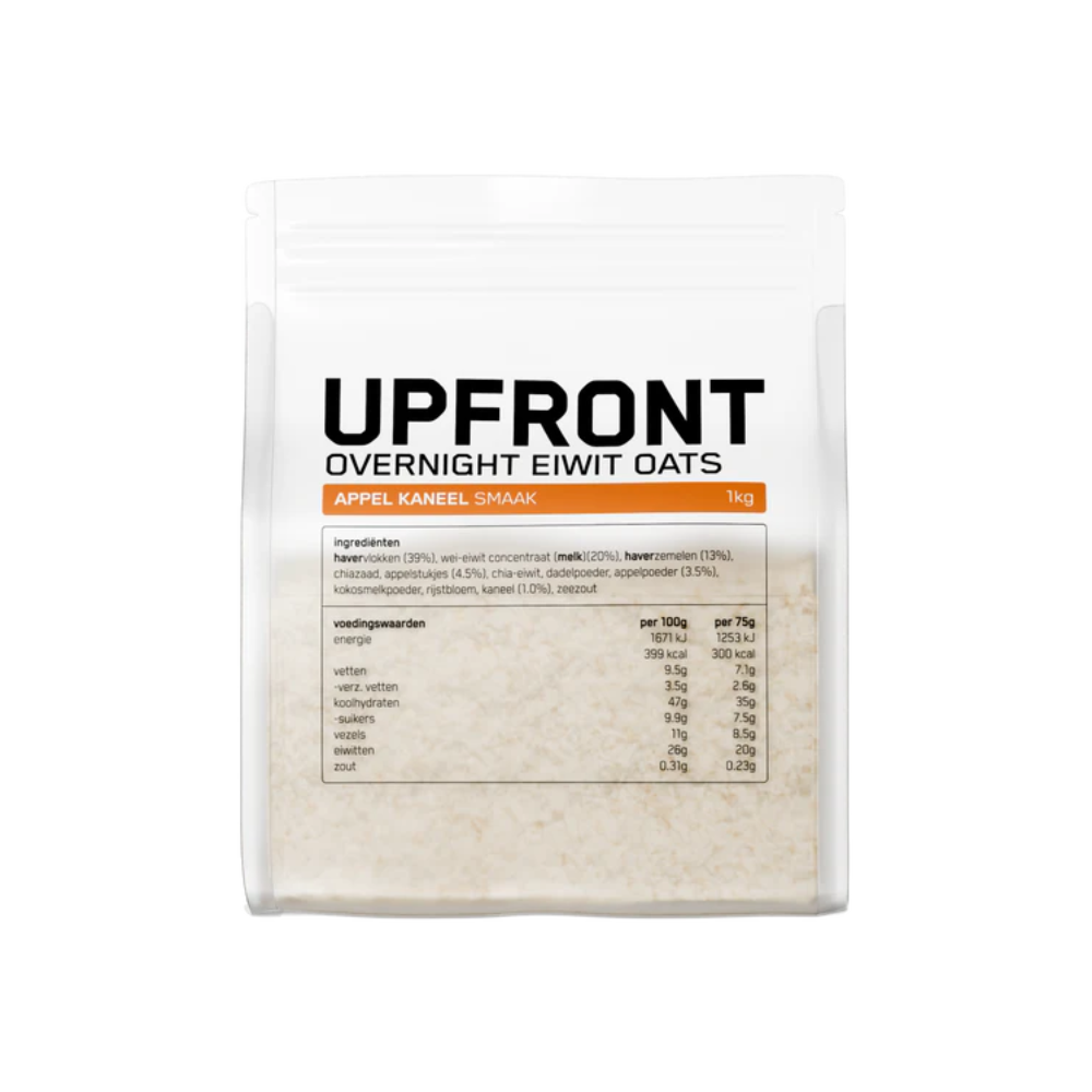 Upfront • Overnight Eiwit Oats Appel Kaneel • 18 g eiwit