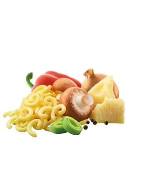 Pasta Al Funghi - Pasta met Champignons in Romige Saus - Outdoor Food