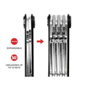 Keysmart Compact Keyholder Carbon Fiber 3K - Outdoor Food