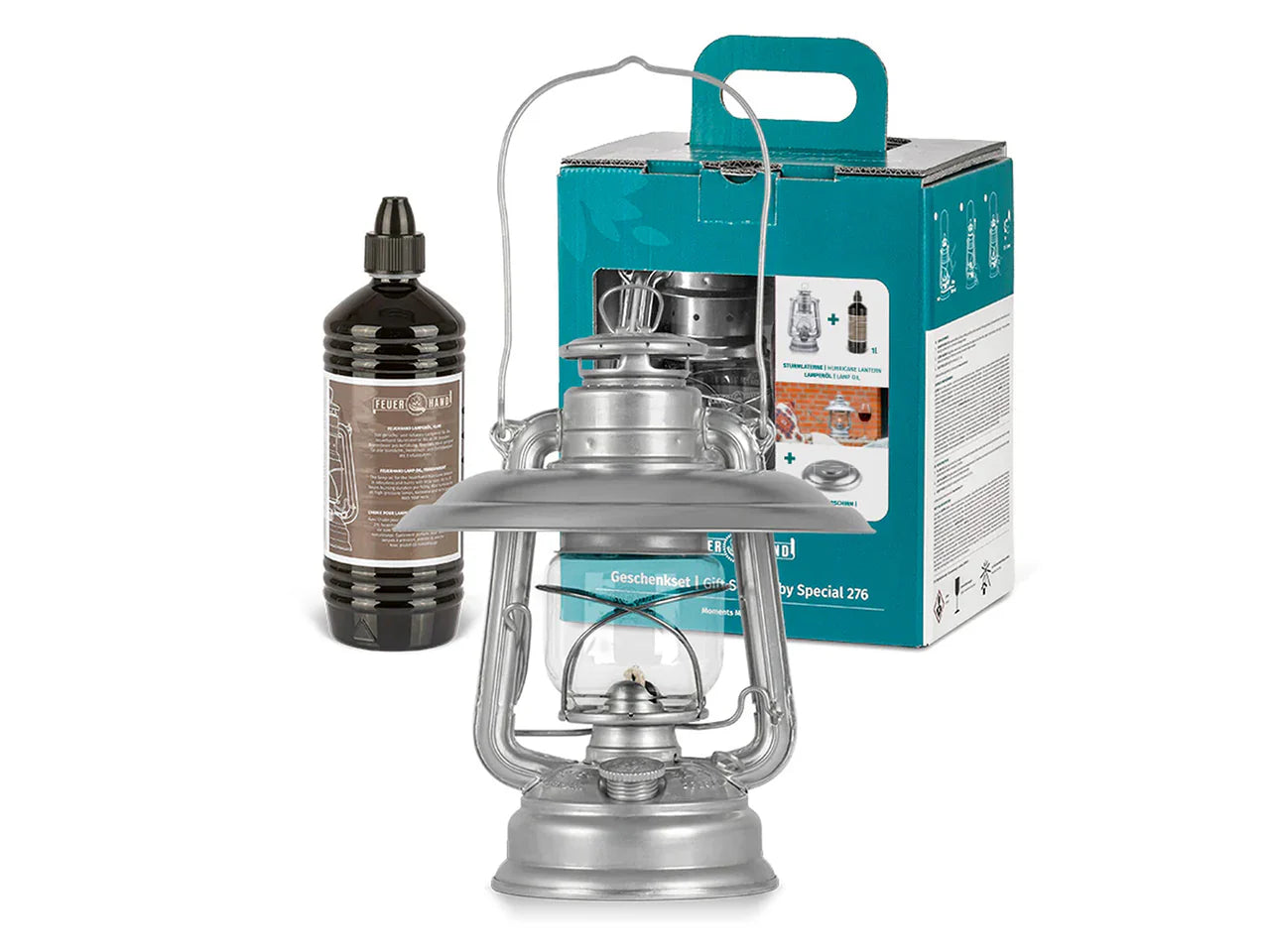Feuerhand Stromlamp Set Zinc