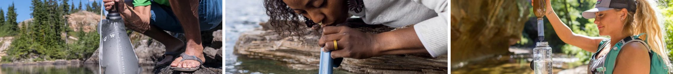 LifeStraw Peak Water Filter Straw Mountain Blue