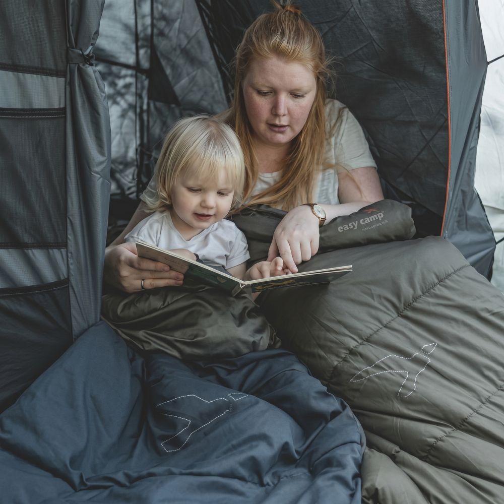 Easy Camp - Easy Camp Sleeping Bag Starling Mummy Black Jr.