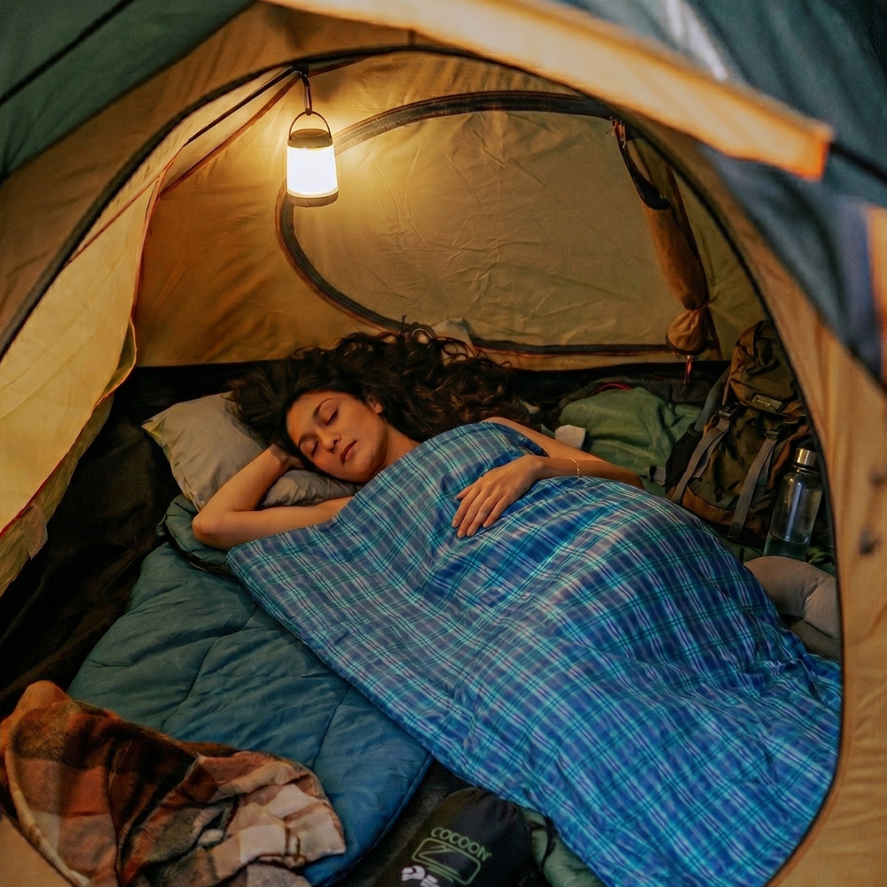 Outdoor Food - Cocoon • 100% Zijden Travelsheet Coupler • Luxe Lakenzak