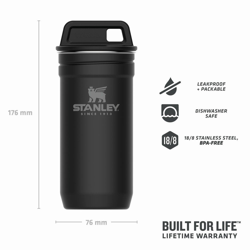 Stanley Shot Glass Set Mat Zwart
