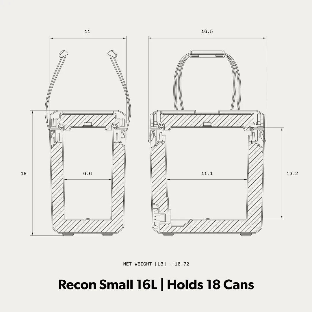 Dometic - Dometic • Recon Hardside 16L • Compacte Koelbox