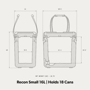Dometic - Dometic • Recon Hardside 16L • Compacte Koelbox
