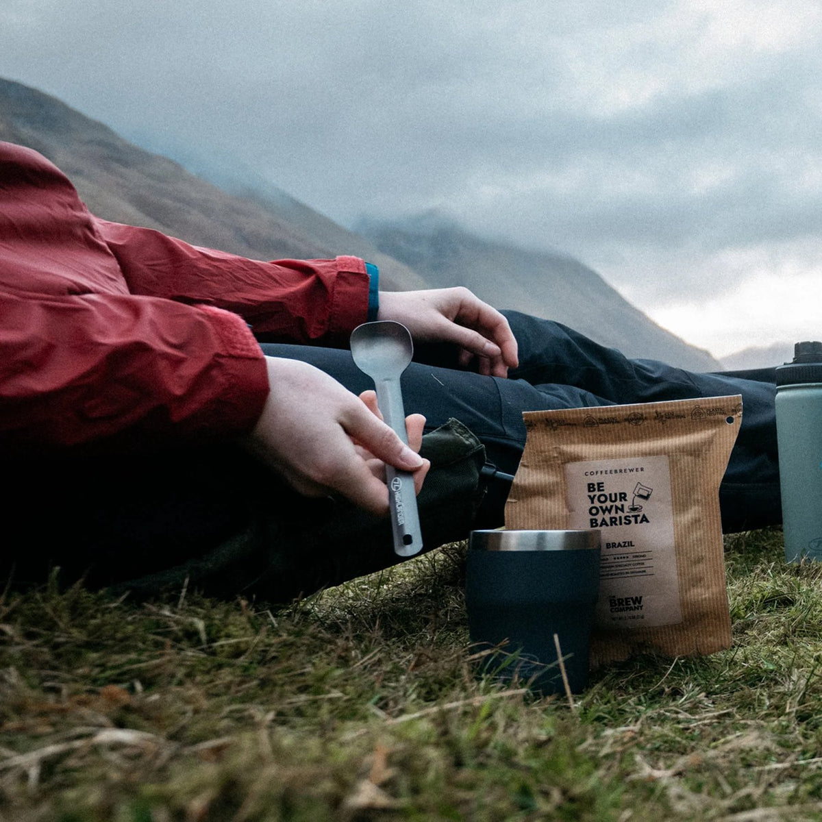 Highlander - Highlander Food Pack Spoon • Lange Camping Lepel Aluminium