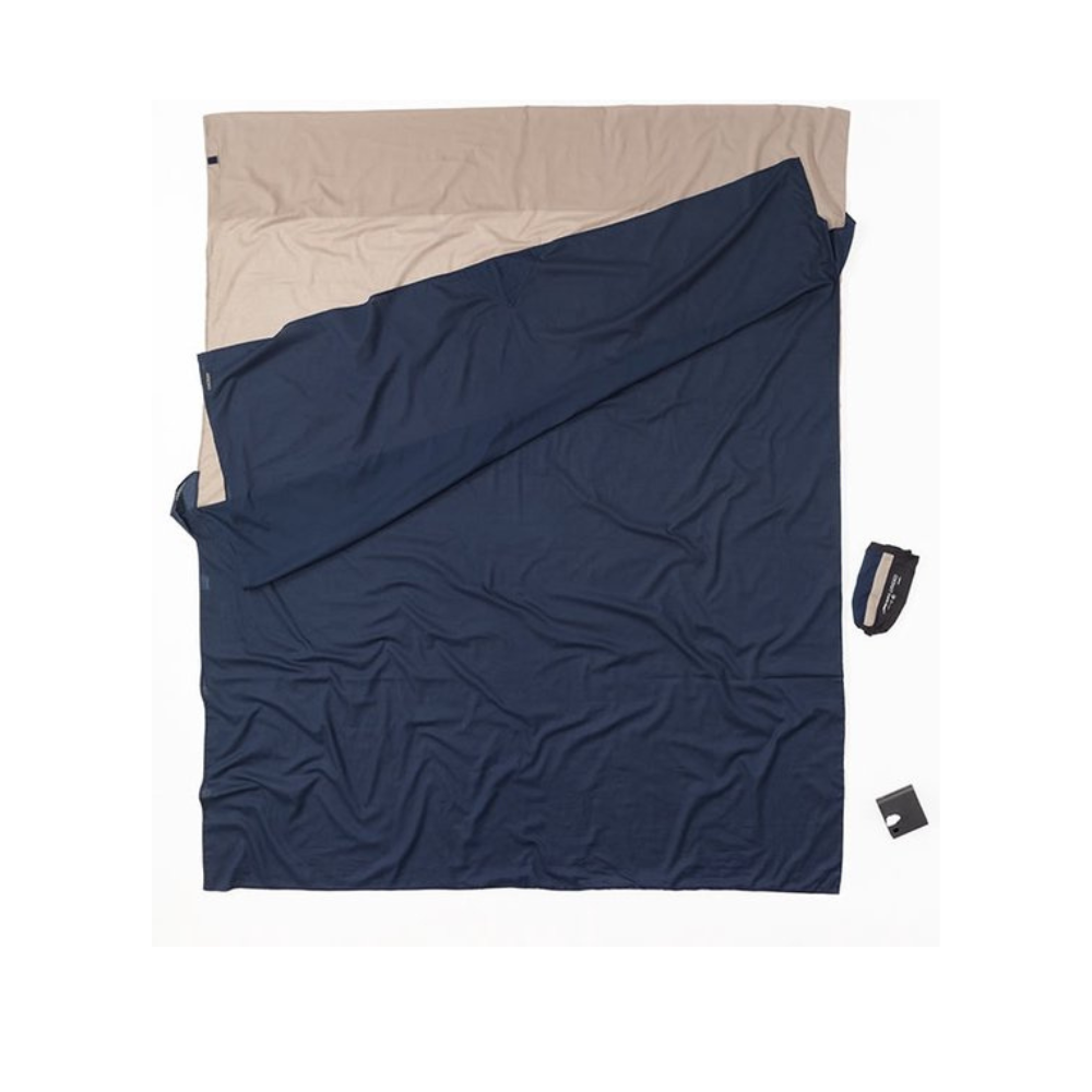 Cocoon Travelsheet Double, Egyptian Cotton, Khaki/Tuareg