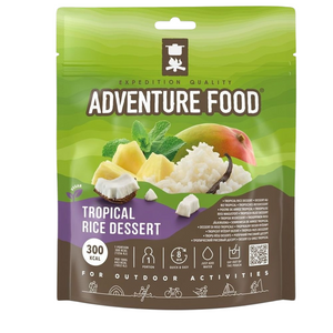 Adventure Food Tropical Rice Dessert gevriesdroogd rijsttoetje met tropisch fruit voor outdoor