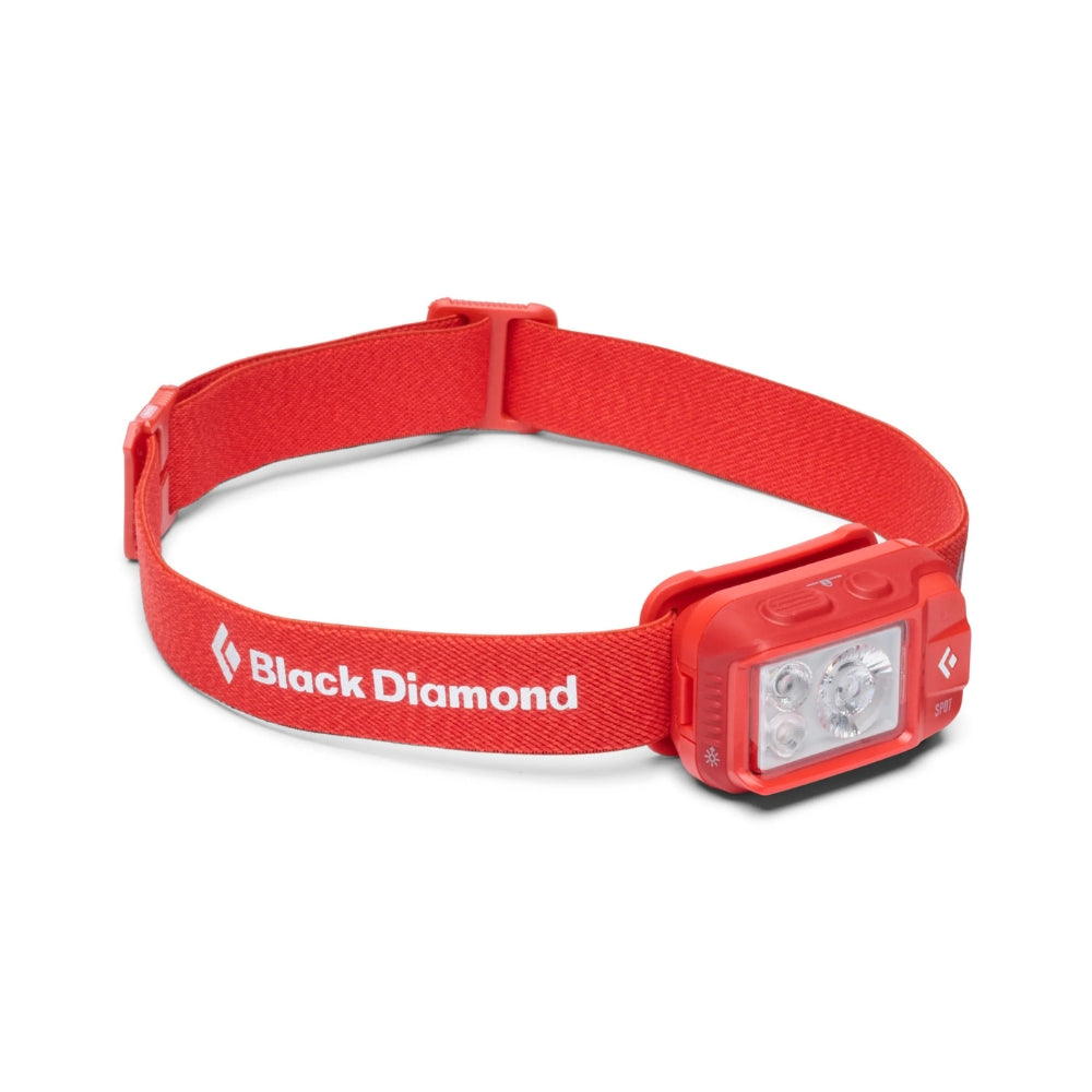 Black Diamond Spot compacte LED-hoofdlamp met verstelbare elastische hoofdband en waterdichte behuizing