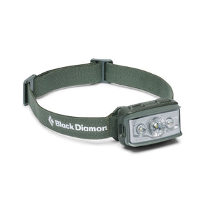 Black Diamond Storm 550 LED hoofdlamp in de kleur tundra met instelbare hoofdband en hoge lichtopbrengst
