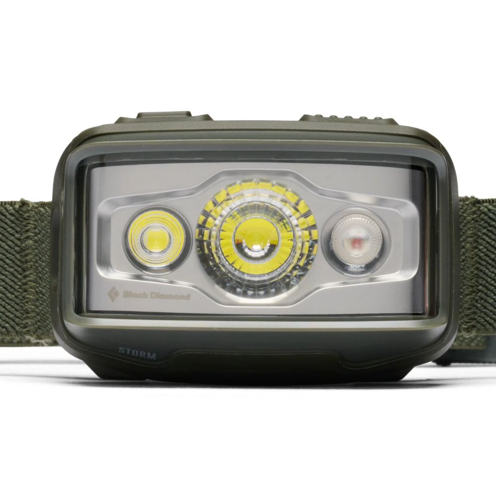 Black Diamond Storm 550 LED hoofdlamp in de kleur tundra met instelbare hoofdband en hoge lichtopbrengst 5