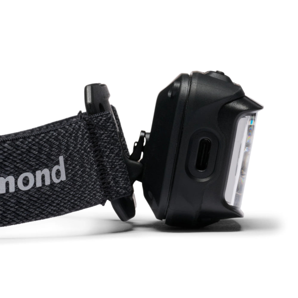 Black Diamond Storm 550 LED hoofdlamp in het zwart met instelbare hoofdband en hoge lichtopbrengst 4