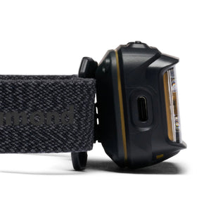 Black Diamond Storm+ 750 lumen oplaadbare en waterdichte hoofdlamp in de kleur zwart met verstelbare hoofdband