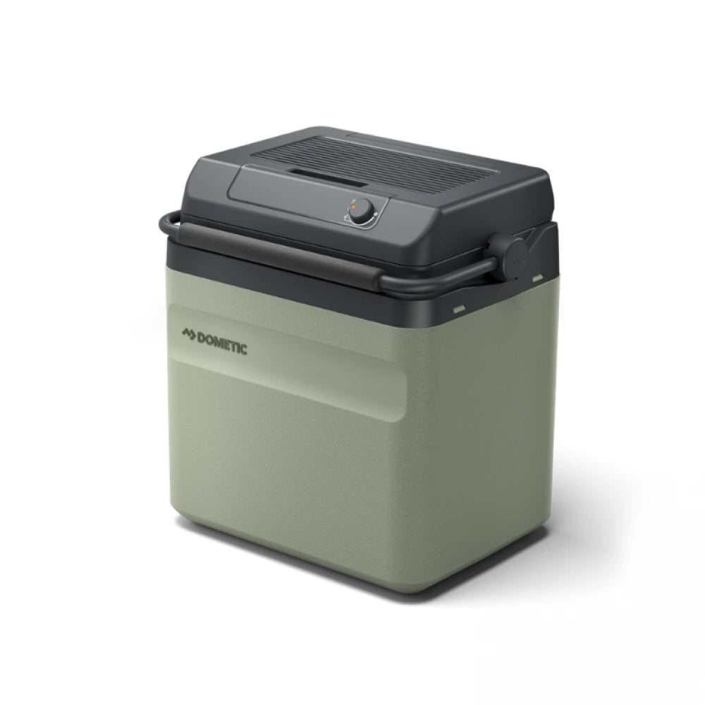 Dometic DTE26 robuuste draagbare elektrische koelbox met stevig handvat en een inhoud van 26 liter