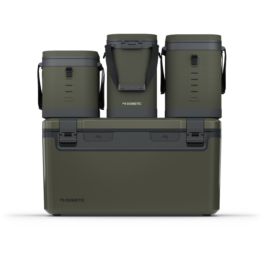 Dometic Recon hardside 69L groene reiskoffer van kunststof met wieltjes en ritssluiting 3
