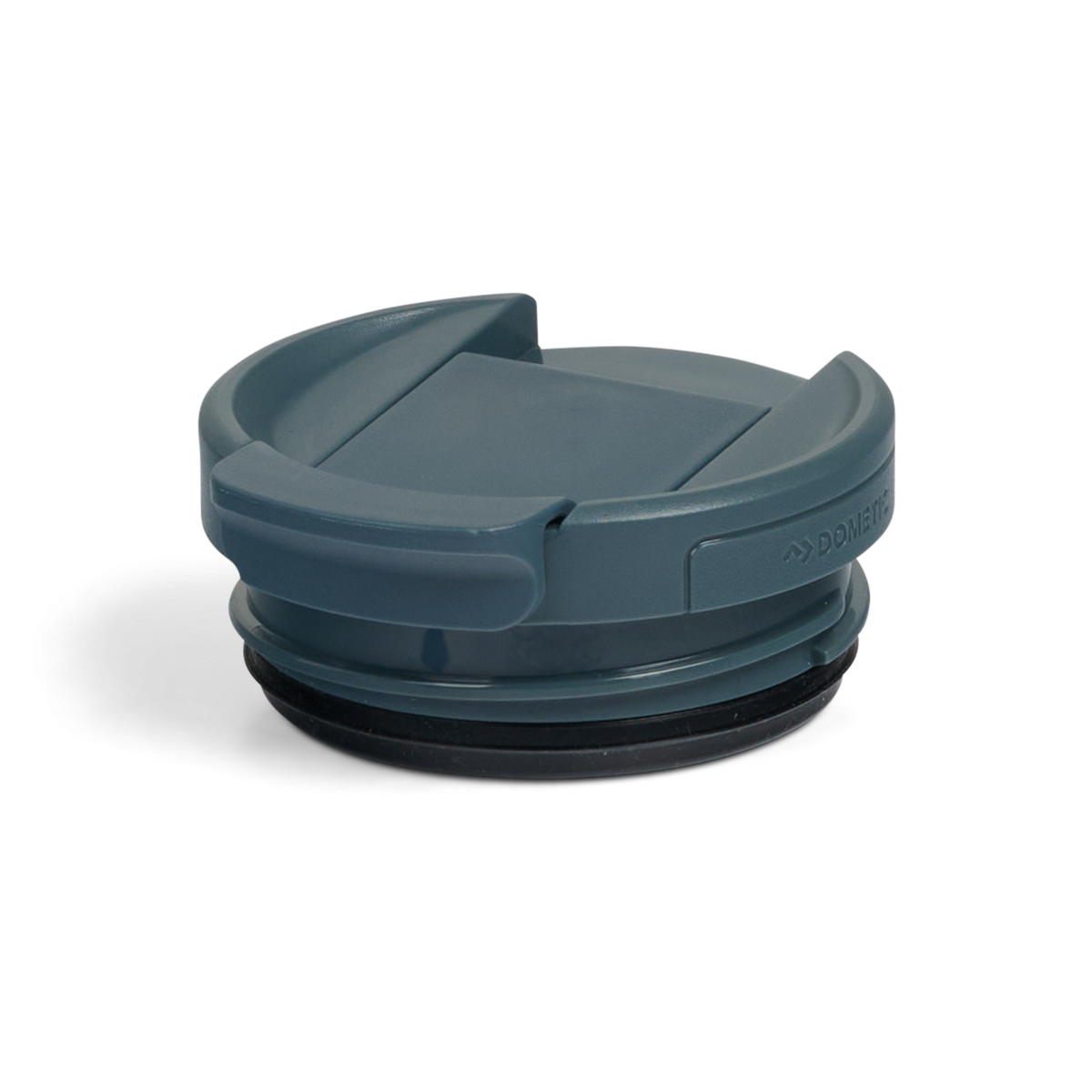 Dometic Swig Lid 76mm blauwgrijze drinkdop getoond in gesloten stand