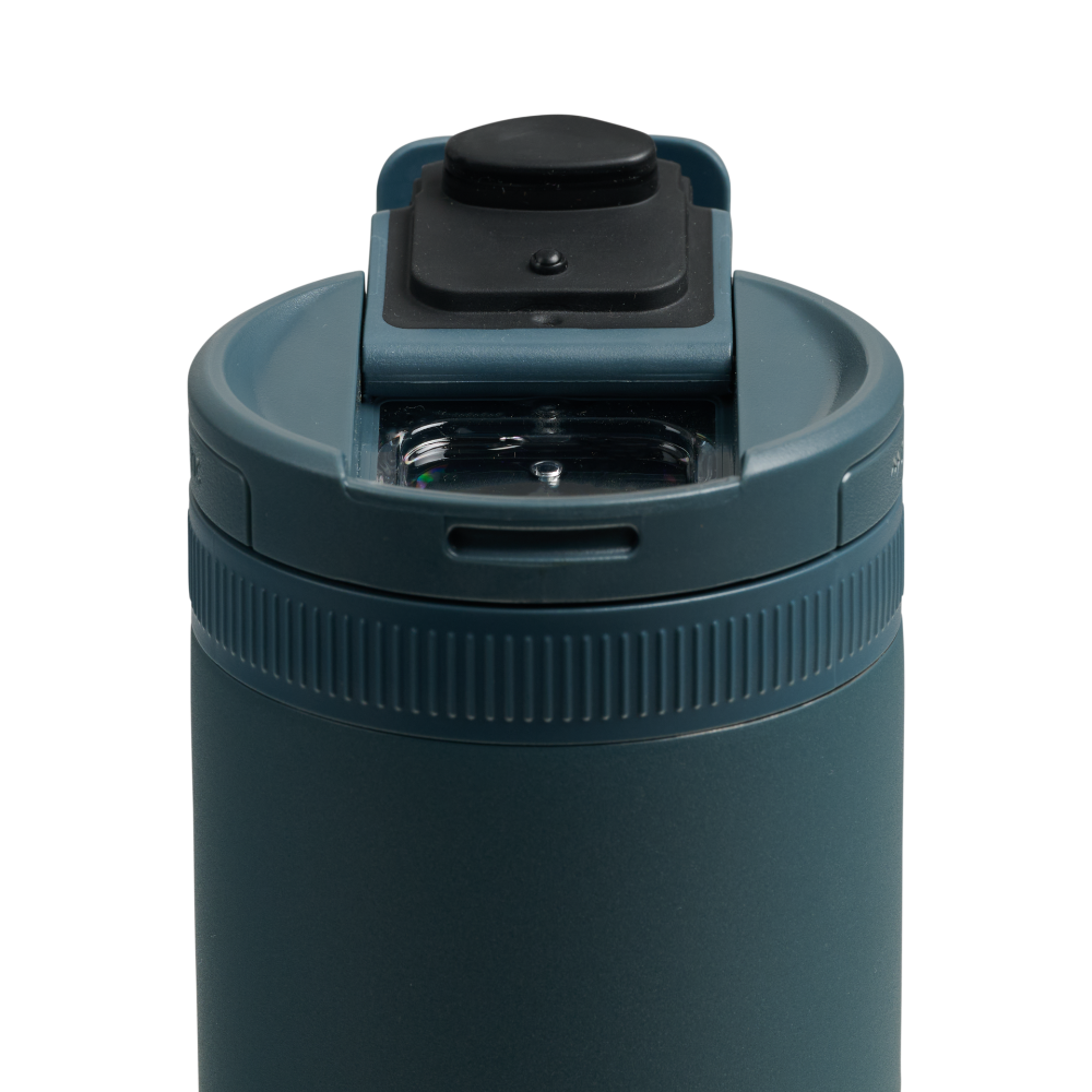 Dometic Tumbler 650ml donkergroene beker met opengemaakte drinkdeksel