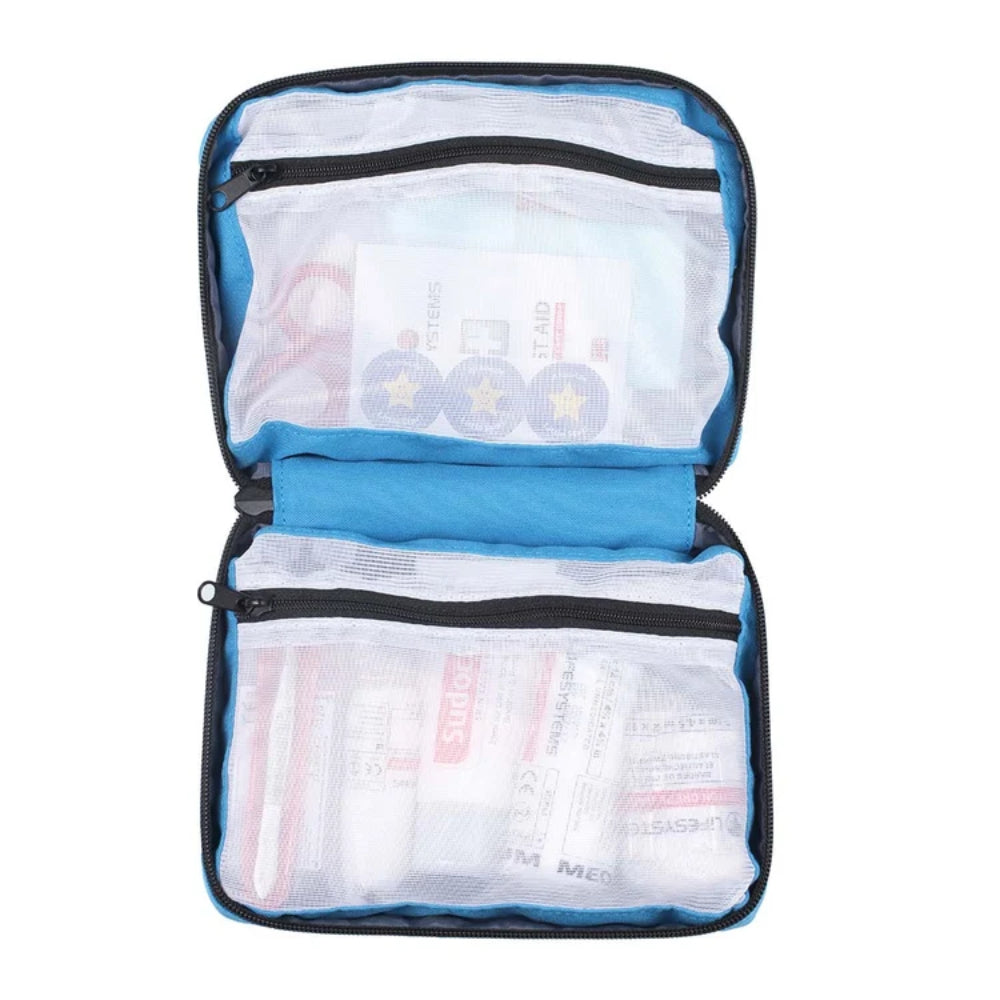 Family First Aid Kit rode waterafstotende EHBO-tas gevuld met pleisters, verband en medische benodigdheden 2