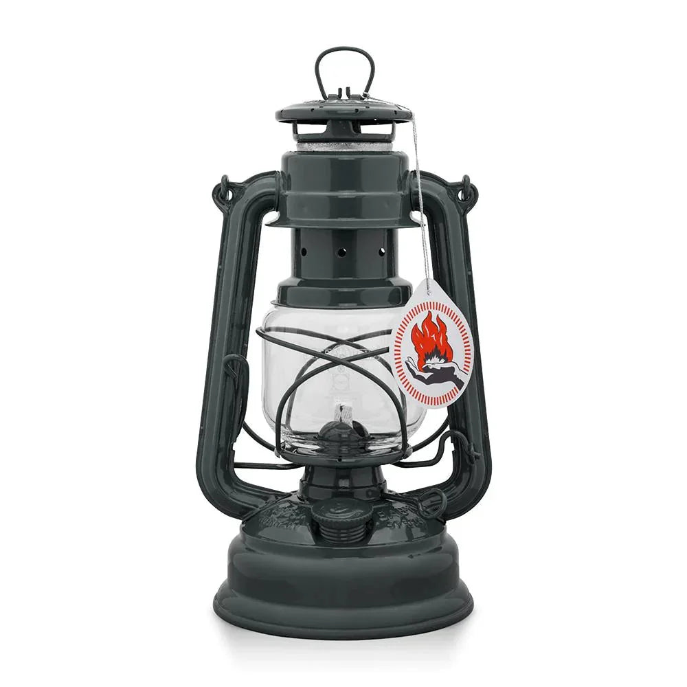 Feuerhand Stormlantaarn Baby Special 276 zinkkleurige stormvaste olielamp met hittebestendig glas 3