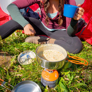 GSI - Glacier Stainless 1 Person Mess Kit - RVS Pannenset