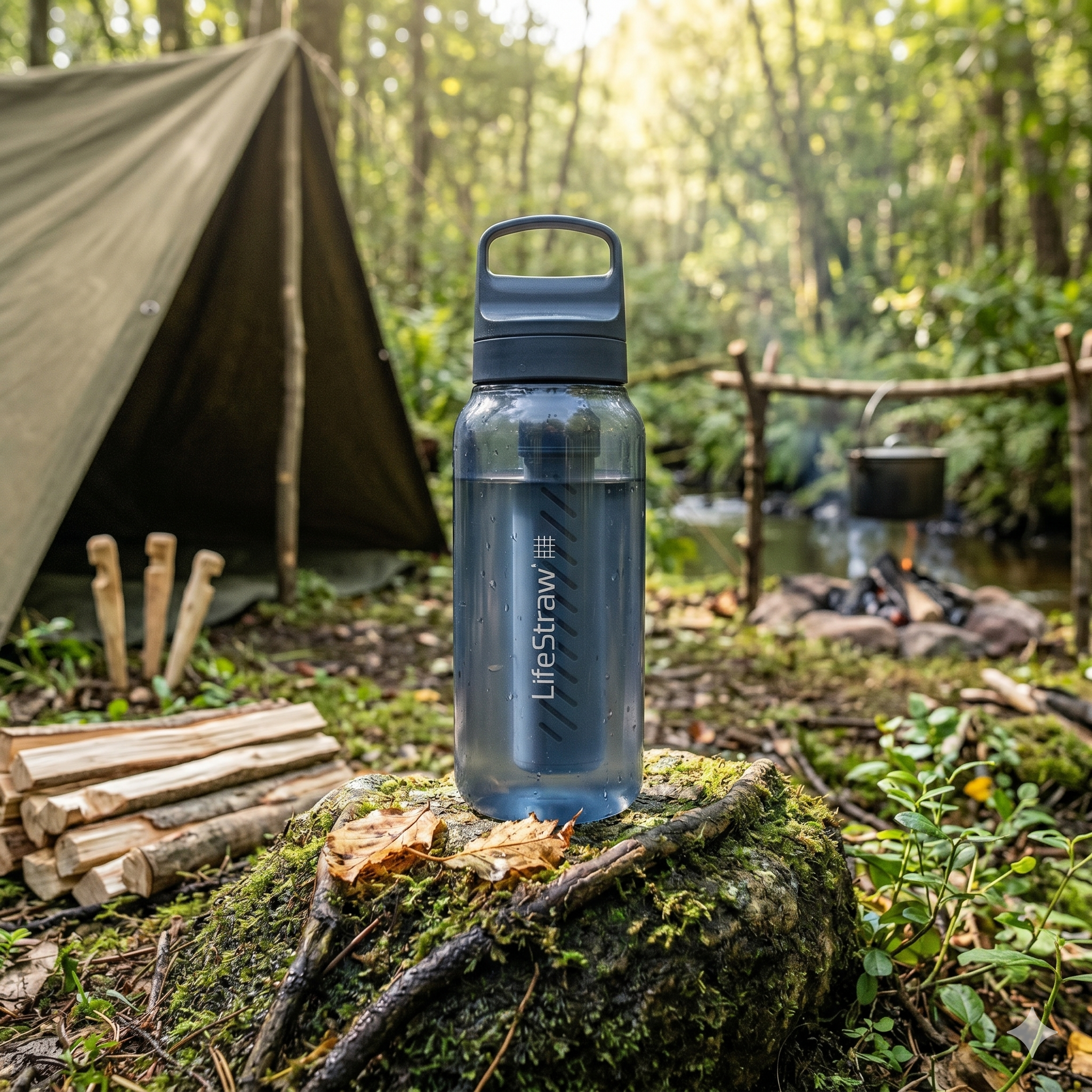Lifestraw GO 2.0 Plastikwasserflasche 1L