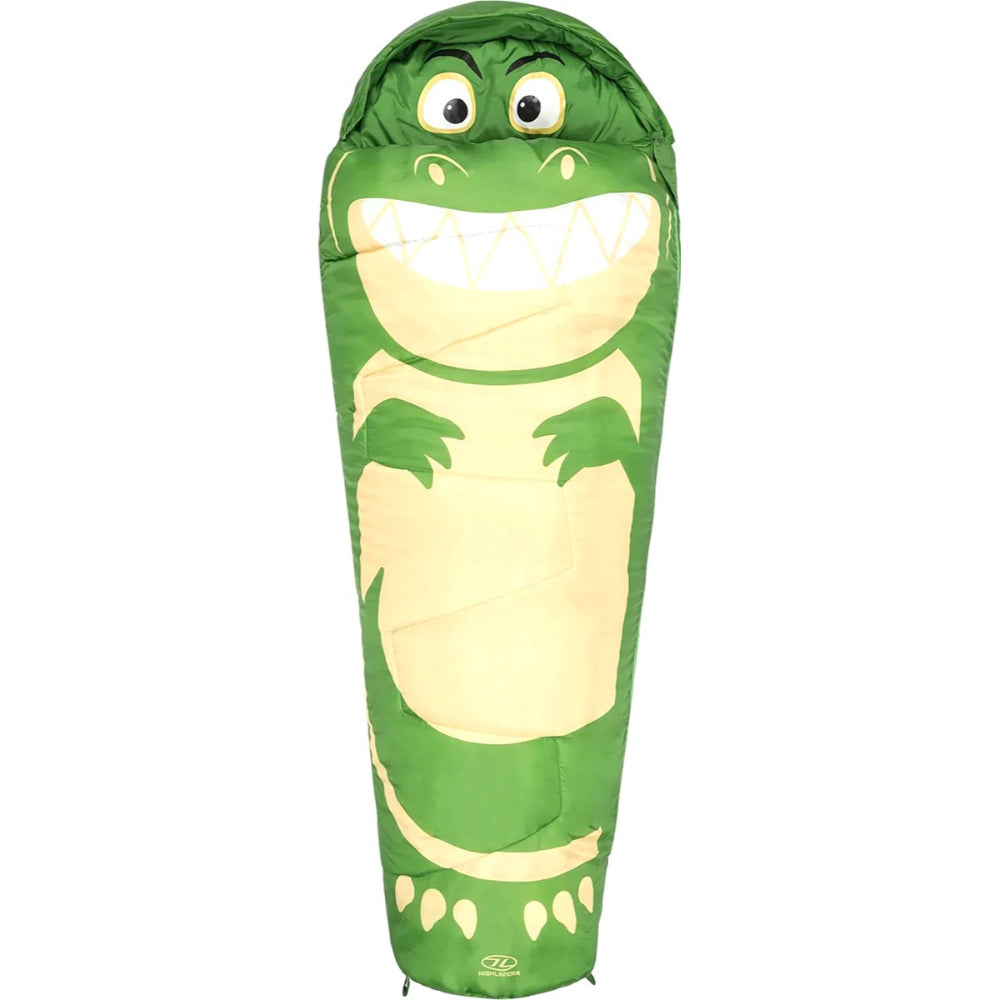 Highlander Creature Kids mummy kinderslaapzak met warme capuchon en een taps toelopend ontwerp voor extra isolatie