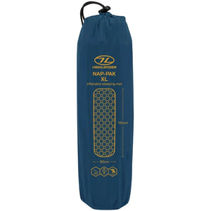 Highlander NAP-PAK Inflatable Sleeping Mat XL opblaasbare slaapmat in compacte uitvoering voor kamperen en outdoor avonturen